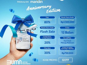 Sikat! Tiket Garuda PP Jakarta-Denpasar Cuma Rp 1,7 Juta