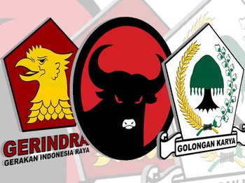 Real Count: Golkar Menang di 14 Provinsi, PDIP 10, Nasdem & Gerindra 5