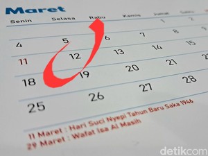 Tanggal Merah Bulan Maret 2024: Jadwal Libur Nasional hingga Cuti Bersama