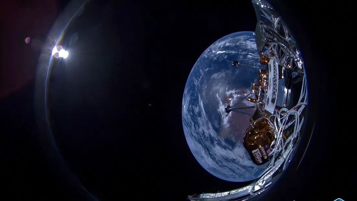 Privatisasi Antariksa: Odysseus Buktikan Kemampuan Pendaratan Bulan Pertama oleh Perusahaan Swasta.