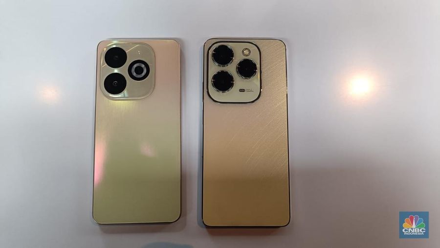 Infinix Hot 40 series. (CNBC Indonesia/Novina)