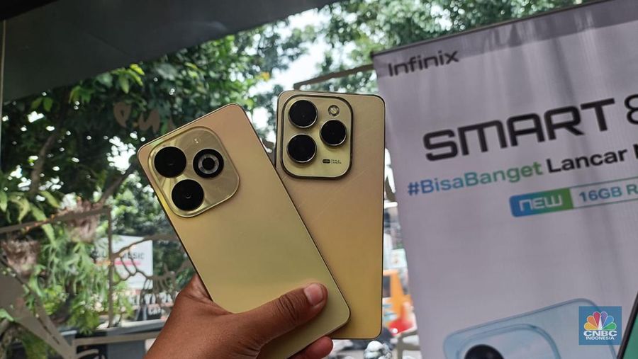 Infinix Hot 40 series. (CNBC Indonesia/Novina)
