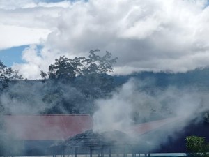Markas Pemenangan PDIP di Jayawijaya Dibakar Massa