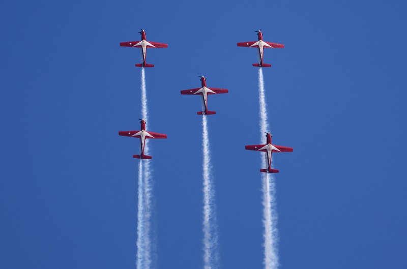 Pemandangan papan tanda Singapore Airshow menjelang acara kedirgantaraan dua tahunan di Changi Exhibition Centre di Singapura 18 Februari 2024. REUTERS/Edgar Su Pemandangan papan tanda Singapore Airshow menjelang acara kedirgantaraan dua tahunan di Changi Exhibition Centre di Singapura 18 Februari 2024. REUTERS/Edgar Su