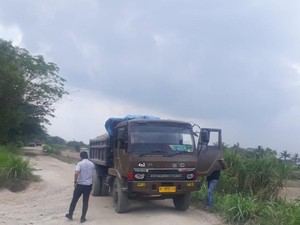 Polisi Bongkar Tambang Pasir Ilegal di Sergai, 5 Orang Ditangkap