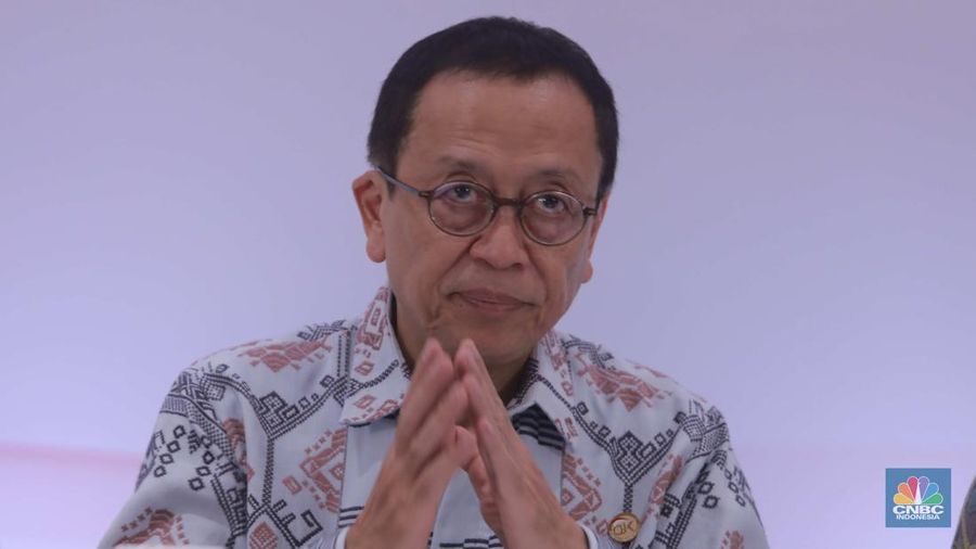 Anggota Dewan Komisioner (ADK) Lembaga Penjamin Simpanan (LPS) Ex-officio OJK Dian Ediana Rae di acara Pertemuan Tahunan Industri Jasa Keuangan 2024 di Hotel St Regis, Jakarta, Selasa, (20/2/2024). (²©²ÊÍøÕ¾/Muhammad Sabki)
