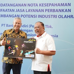 Kolaborasi Bank Mandiri-KONI Dukung Industri Olahraga Nasional