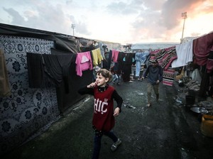 Suka Cita Anak-anak di Gaza Rayakan Idul Fitri