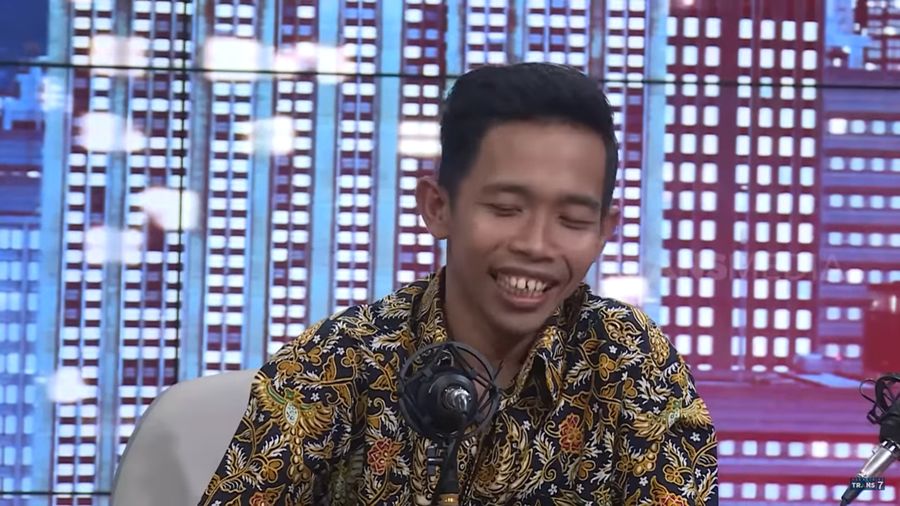Komedian Dede Sunandar.