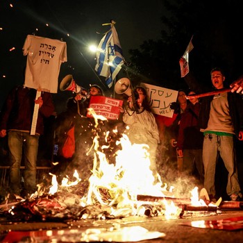 Chaos! Warga Israel Demo Besar-besaran di Depan Rumah Netanyahu