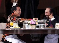 Begini Kata-Kata Anies Usai Heboh Pertemuan Jokowi dan Surya Paloh