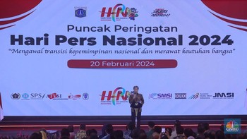 Potret Jokowi Sahkan Perpres Publisher Rights di Hari Pers Nasional