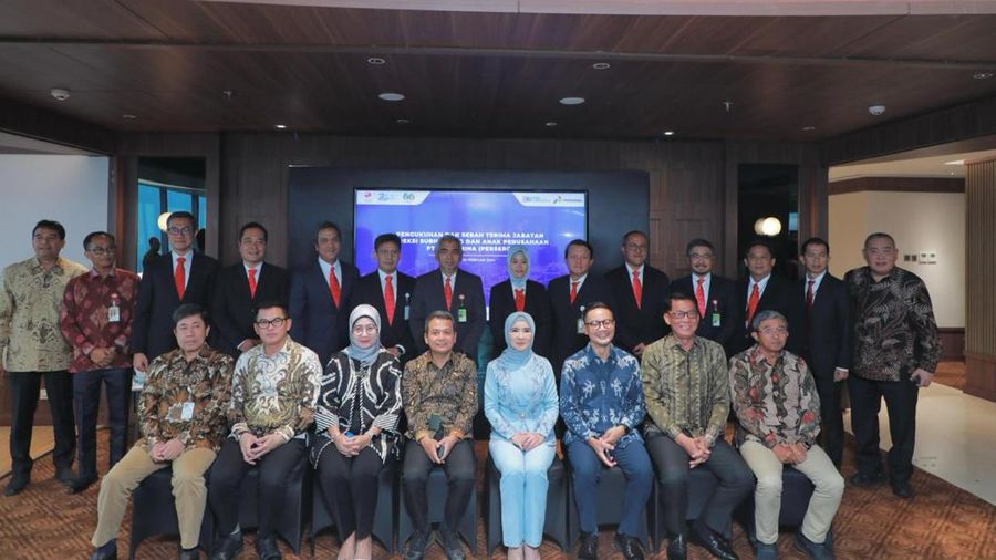 PT Pertamina (Persero) sebagai induk usaha sekaligus Holding mengumumkan pengangkatan jajaran direksi baru Subholding dan Anak Perusahaan di lingkungan Pertamina Group. (Dok. PT Pertamina (Persero))