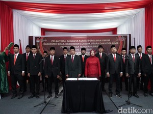 Komisioner KPU 8 Kabupaten/Kota di NTB Berganti di Tengah Penghitungan Suara