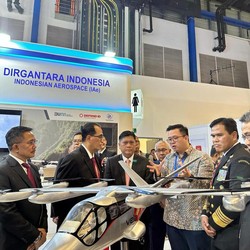 'Mobil Terbang' Vela Alpha Buatan PTDI Mejeng di Singapura Airshow