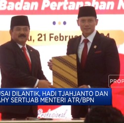 Video: Usai Dilantik, Hadi Tjahjanto dan AHY Sertijab Menteri ATR/BPN