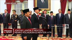 Video: Hadi Tjahjanto Dilantik Jadi Menko Polhukam & AHY Menteri ATR