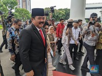 Tiba di Istana, Hadi Benarkan akan Dilantik Jadi Menko Polhukam