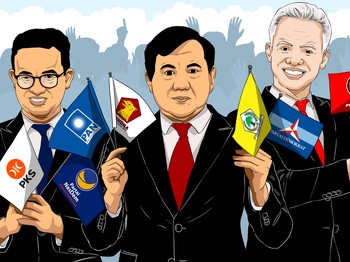 Tak Ada Lagi Grafik KPU: Ini Data Terakhir Suara Prabowo-Anies-Ganjar