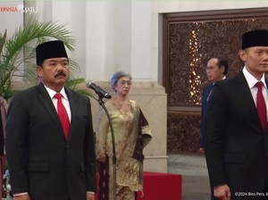 Jadi Menteri ATR, AHY Dapat Banyak PR dari Hadi Tjahjanto
