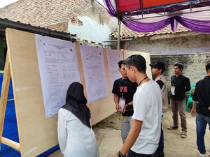 Pemungutan Suara Ulang di TPS Jengkol Serang, Prabowo-Gibran Unggul