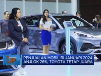 Penjualan Mobil RI Bulan Januari 2024 Anjlok 26%, Toyota Tetap Juara