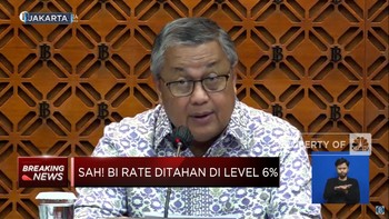 Video: Perry Warjiyo Cs Kembali Tahan BI Rate di Level 6%