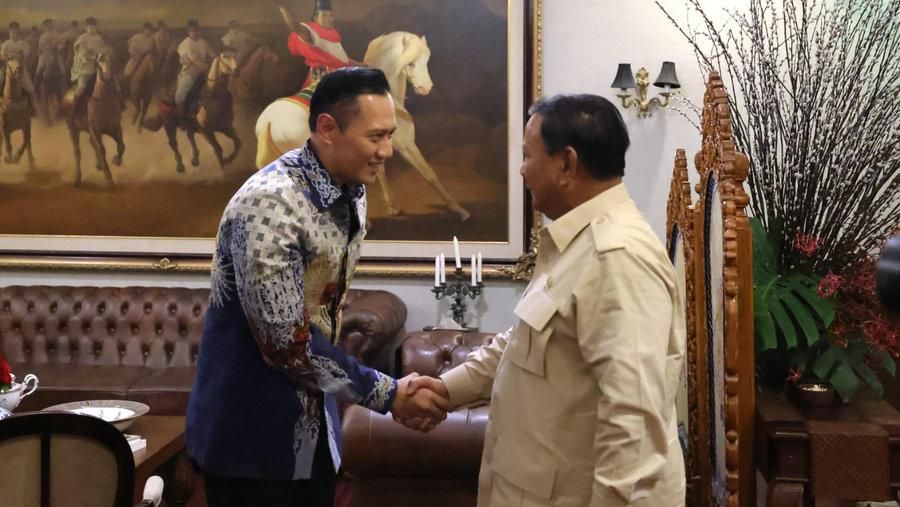 Prabowo Subianto dan Agus Harimurti Yudhoyono (AHY) (Tangkapan layar X @AgusYudhoyono)