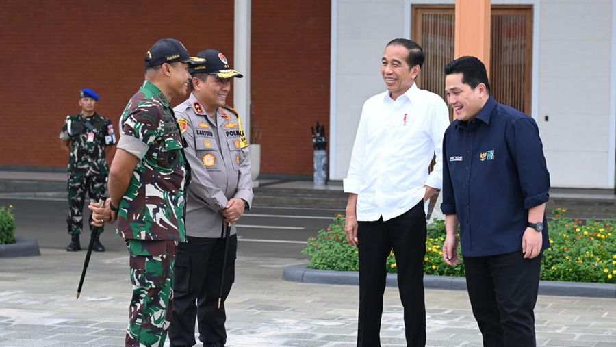 Presiden Jokowi dan Menteri BUMN Erick Thohir. (Dok. Kemen BUMN)