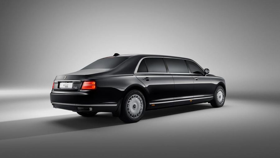 Profil kendaraan Aurus Senat Limousine buatan Rusia. (Dok: Aurusmotors.com)