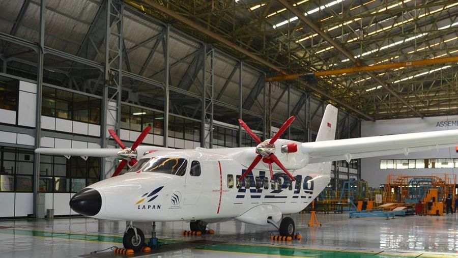 Profil pesawat N219. (Dok: Dirgantara Indonesia)