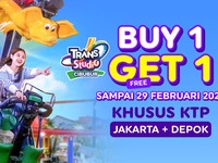 Promo Buy 1 Get 1 Trans Studio Cibubur, KTP Depok & DKI Merapat!