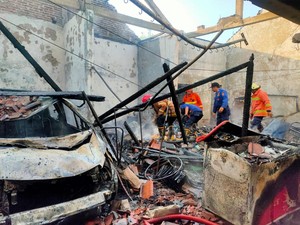 Terjebak Kebakaran Ruko di Sragen, Seorang Lansia Tewas