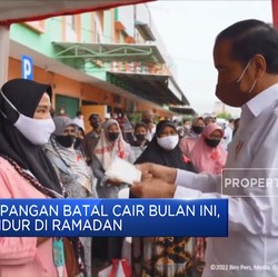 Video: BLT Pangan Rp 600 Ribu Terbaru Jokowi Batal Cair Bulan Ini