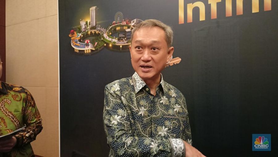 Direktur Bumi Serpong Damai (BSDE), Hermawan Wijaya. (CNBC Indonesia/Ferry Sandi)