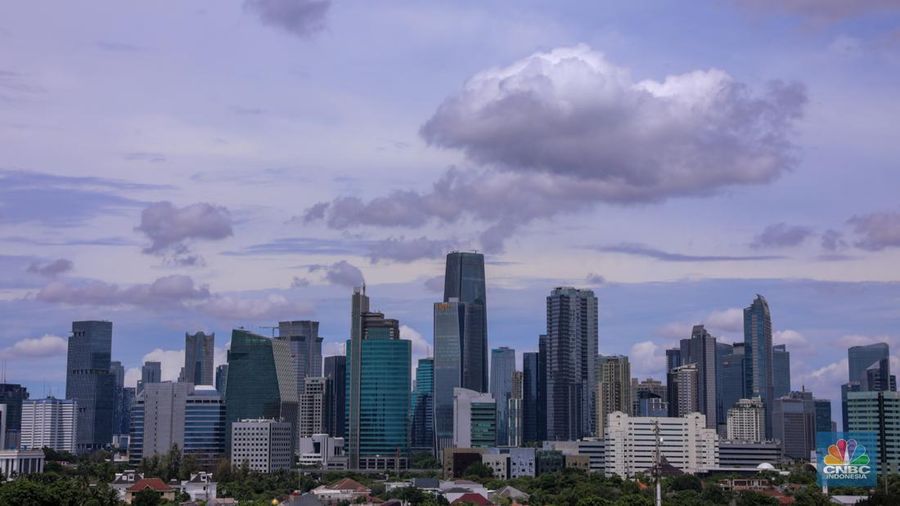Ilustrasi Perkantoran Jakarta. (²©²ÊÍøÕ¾/Faisal Rahman)