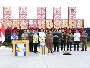 Jokowi Resmikan Pengolahan Limbah di Makassar, Didampingi Menteri Basuki-Erick