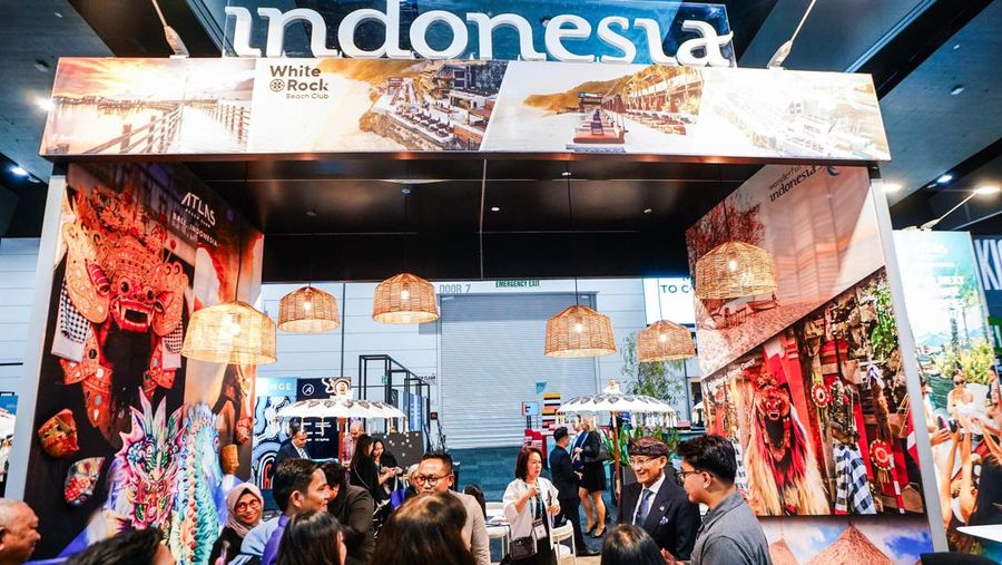 Kemenparekraf Promosikan Destinasi MICE Indonesia di “AIME 2024” Australia. (Dok. Kemenparekraf)