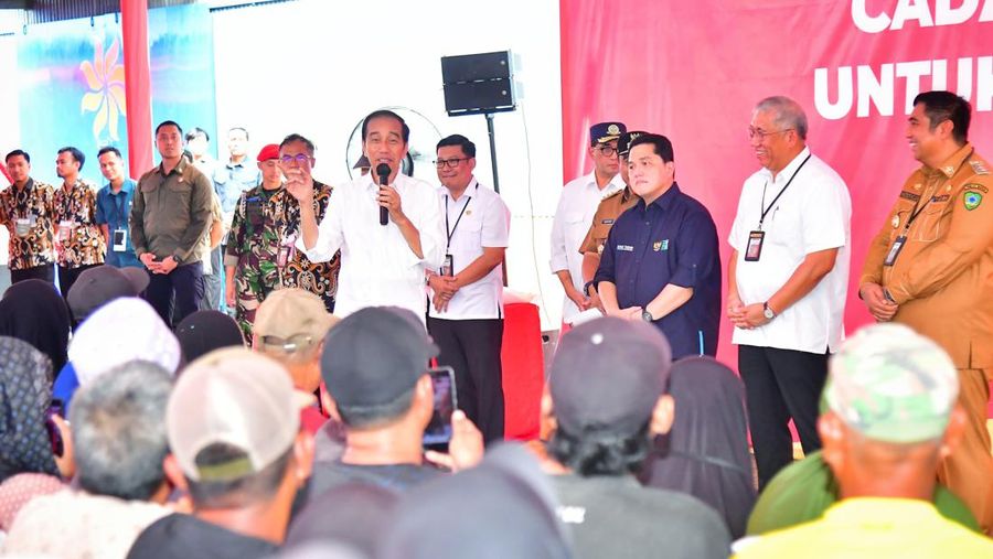 Kunjungan Jokowi di Sulsel.