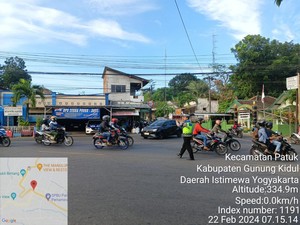 Lalin Jogja-Wonosari Pagi Ini Lancar, Hati-hati Sering Ada Tumpahan Solar!