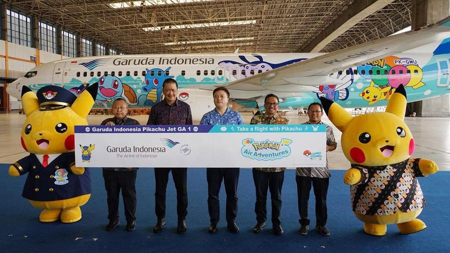Livery Pesawat Garuda Indonesia Pikachu Jet GA 1. (Dok. Istimewa)