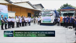 Video: Pemprov DKI Kucurkan 15 Juta Kg Beras Premium Ke Ritel Modern