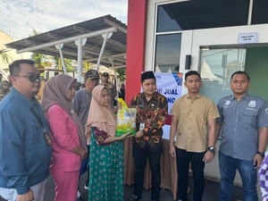 Stabilisasi Harga Beras, Polisi-Pemda Gelar Operasi Pasar di Tangerang