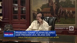 Video: Prabowo Terima Ucapan Selamat dari Presiden UEA