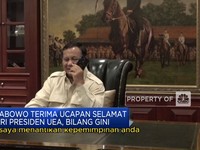 Video: Prabowo Terima Ucapan Selamat dari Presiden UEA