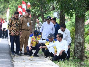 Jokowi Resmikan 15 Ruas Jalan di Sulawesi Tengah Total Rp 330 M