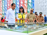 Jokowi Resmikan SPAL Losari Rp1,2 T di Makassar