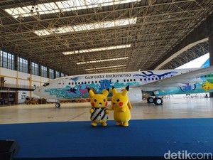 Pesawat Pokemon Garuda Bakal Terbang ke Mana Saja? Simak Jadwalnya