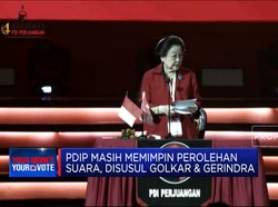 Video: Ungguli Partai Prabowo, PDIP Pimpin Suara Tertinggi di Pemilu