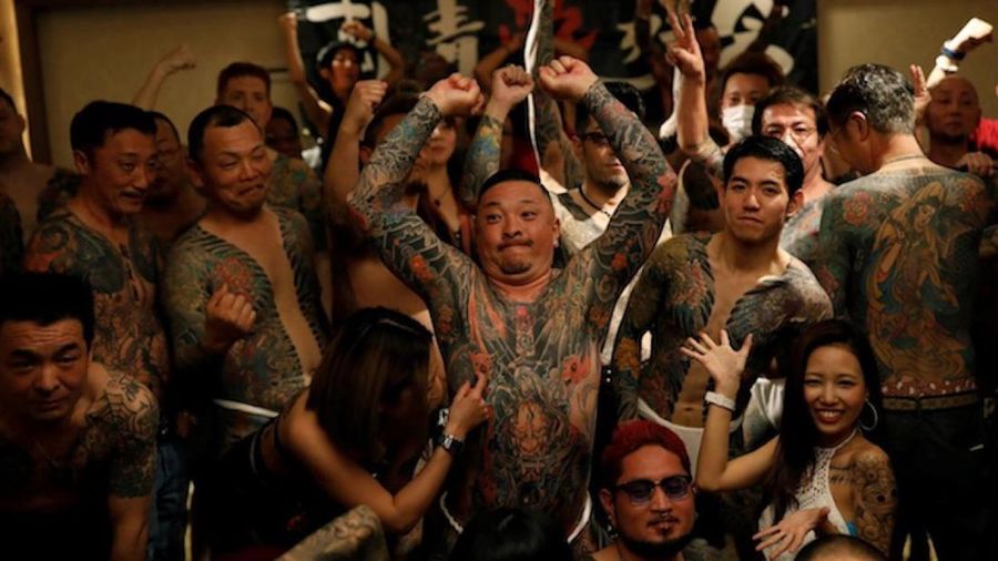 Yakuza gangsters. (REUTERS/Kim Kyung-Hoon)